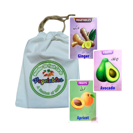 3D Vegetables Flashcards